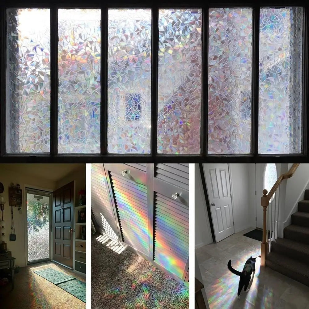 BowLift | Rainbow Window Film – Color Play & UV PRedection without Adhesive