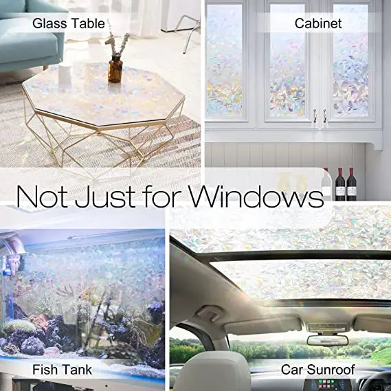 BowLift | Rainbow Window Film – Color Play & UV PRedection without Adhesive