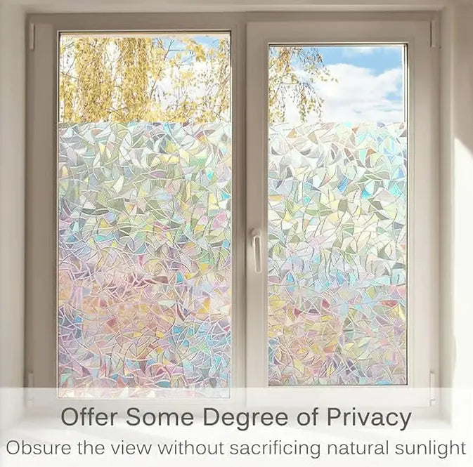 BowLift | Rainbow Window Film – Color Play & UV PRedection without Adhesive