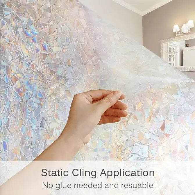 BowLift | Rainbow Window Film – Color Play & UV PRedection without Adhesive