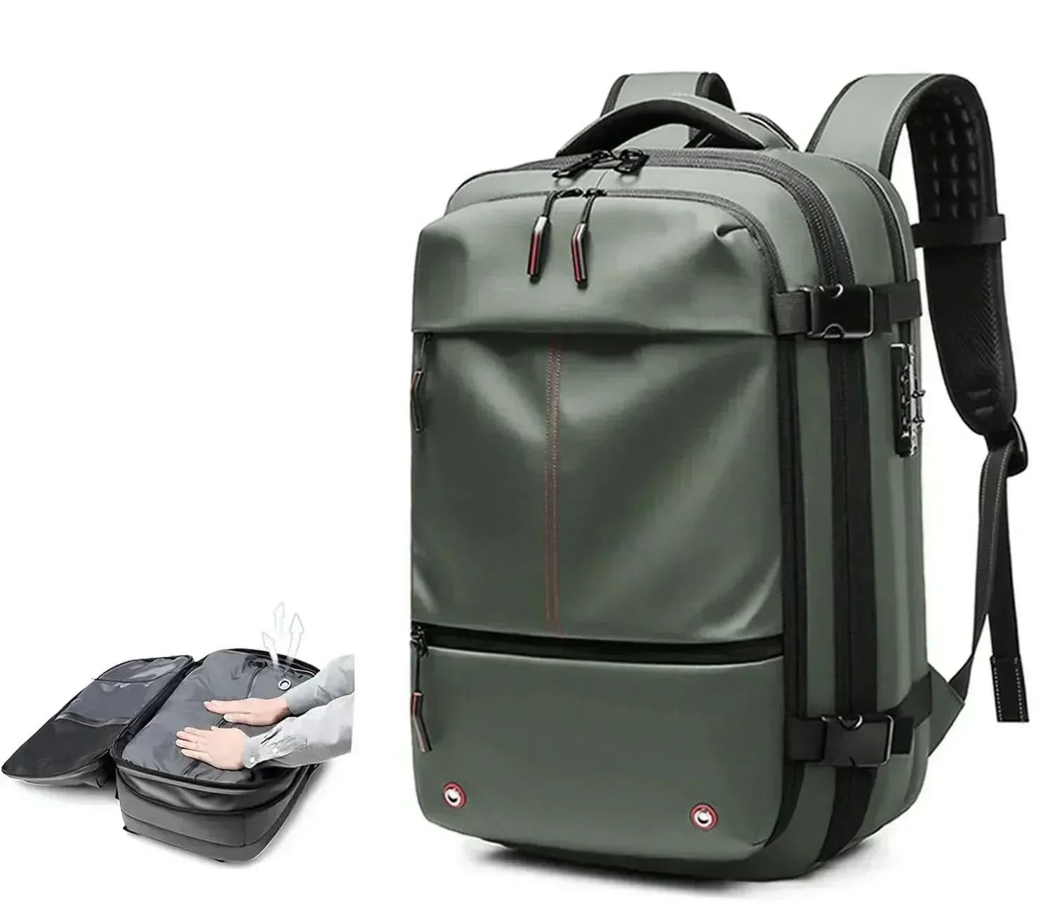 BowLift | Compressible laptop backpack for travelling