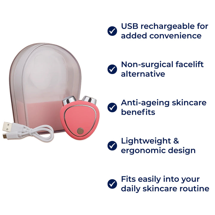 RejuvTone | EMS Facial Toner – Non‑surgical Lift – USB‑rechargeable Lightweight Device – Anti‑ageing Skincare Bowlift
