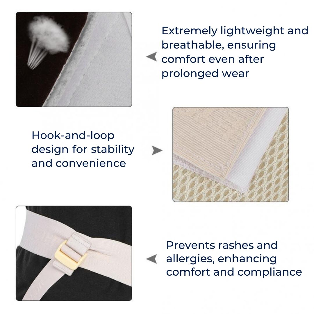 BowLift | Adjustable Inguinal Hernia Support Belt for Men | Comfortable Breathable Hernia Brace to Improve Mobility