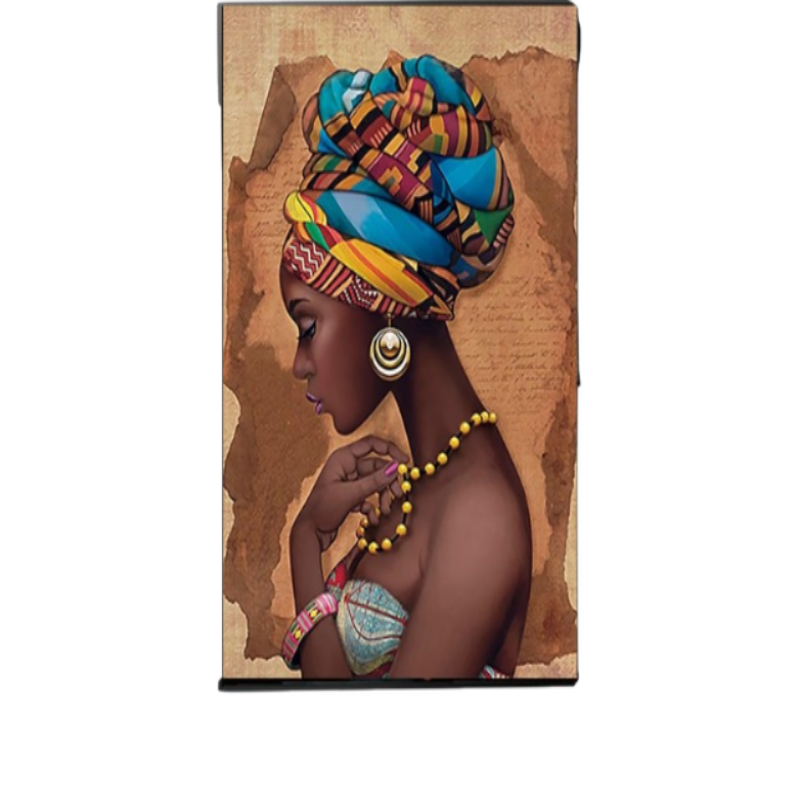 African Black Woman - Canvas Wall Art Painting | Bowlift