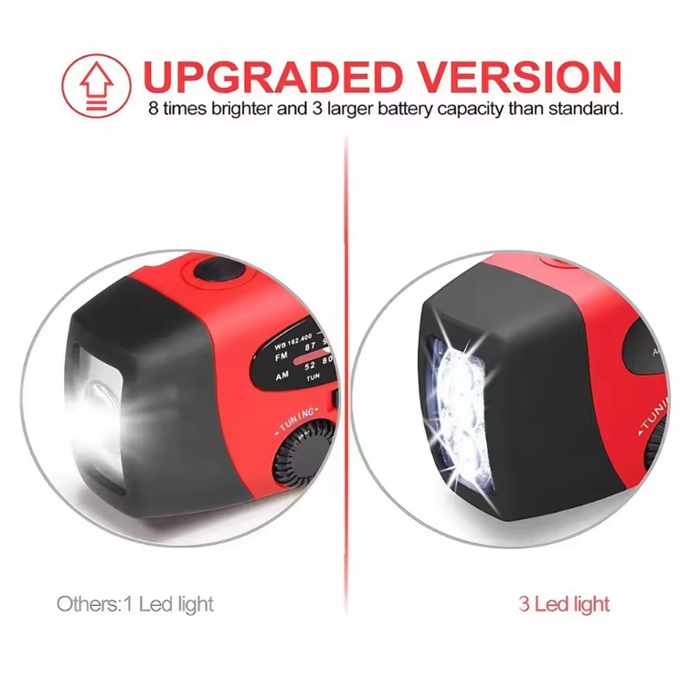 BowLift | Emergency Radio | Solar Hand Crank Power Hub for Camping