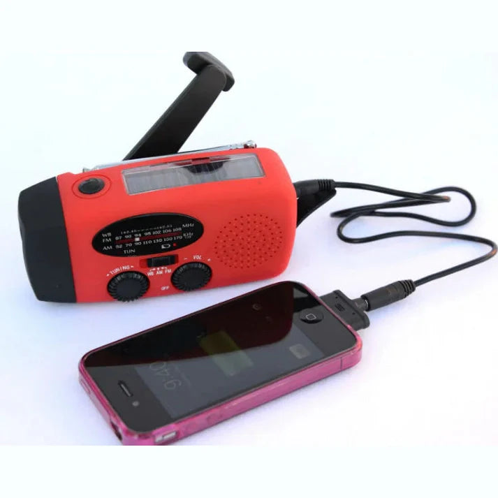 BowLift | Emergency Radio | Solar Hand Crank Power Hub for Camping
