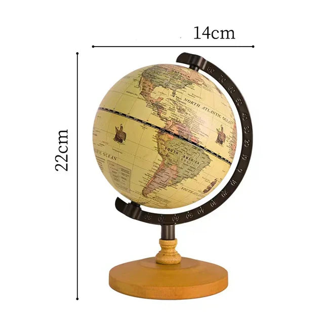 BowLift | RetroWorld | Historical Globe Map for Home and Office