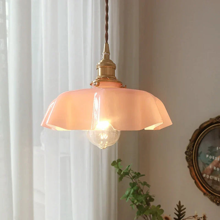 ArtisanGlow - Classic Brass Pendant Lamp for Stylish Lighting | Bowlift