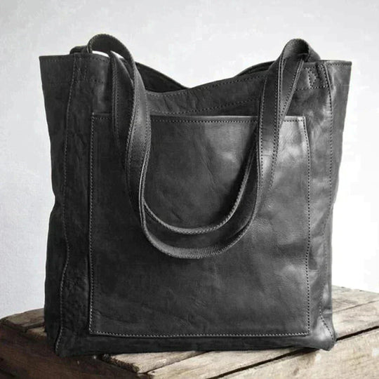 BowLift | Eva | Luxury Leather Handbag for Women – Elegant Everyday Shoulder Bag with Inner Compartments