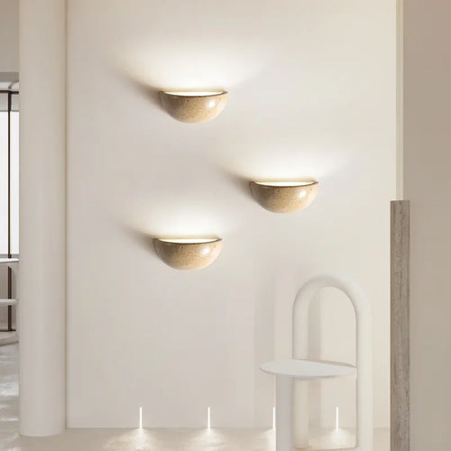 BowLift | Luminous Haven – Stylish LED Stone Wall Light for Living Room and Bedroom Ambiance