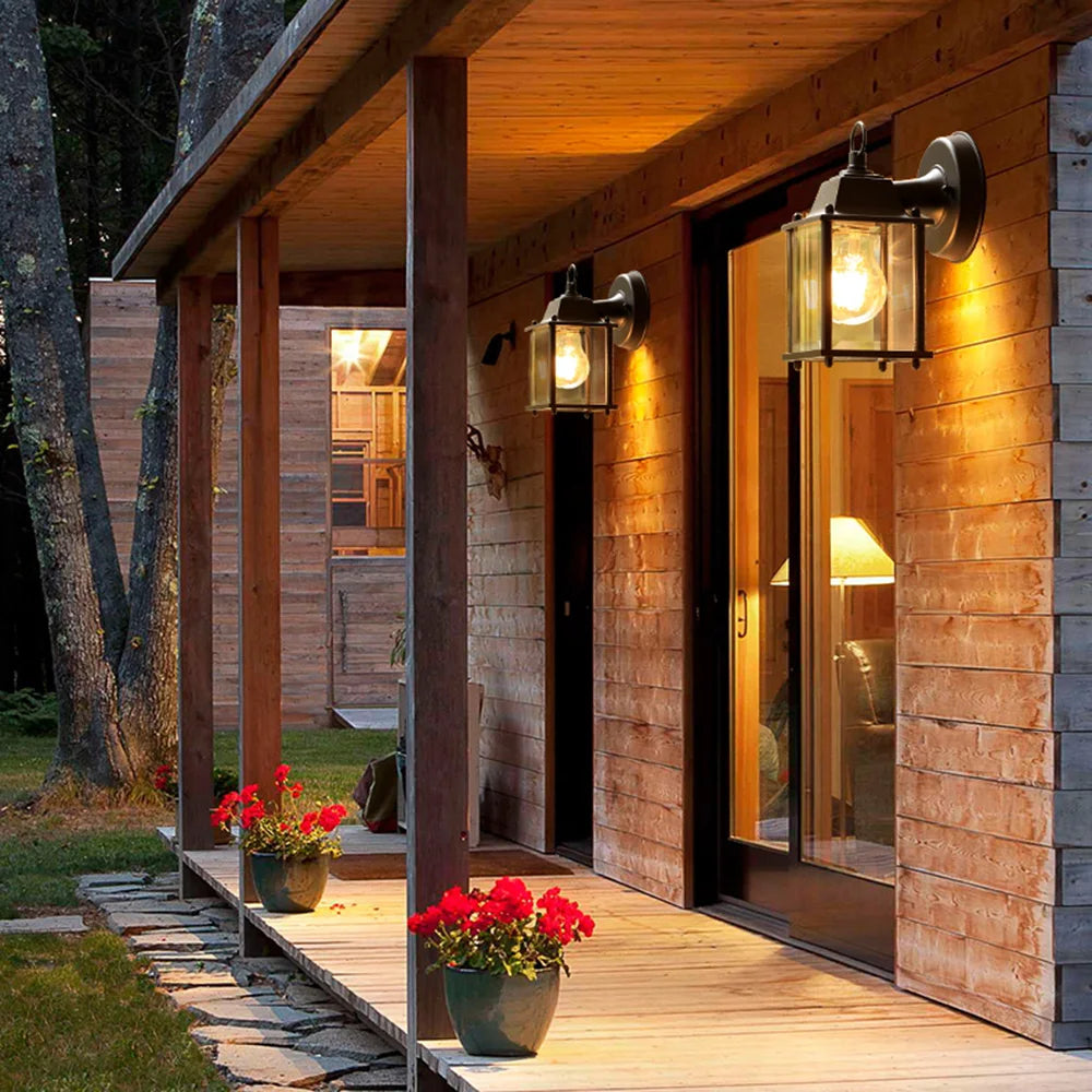 Retro Outdoor Wall Light – Weatherproof Wall Lamp for Garden and Terrace, Vintage Design | Bowlift