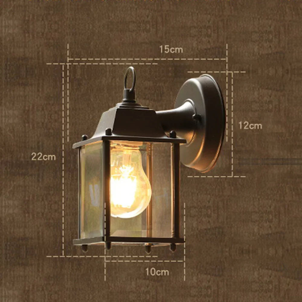 Retro Outdoor Wall Light – Weatherproof Wall Lamp for Garden and Terrace, Vintage Design | Bowlift