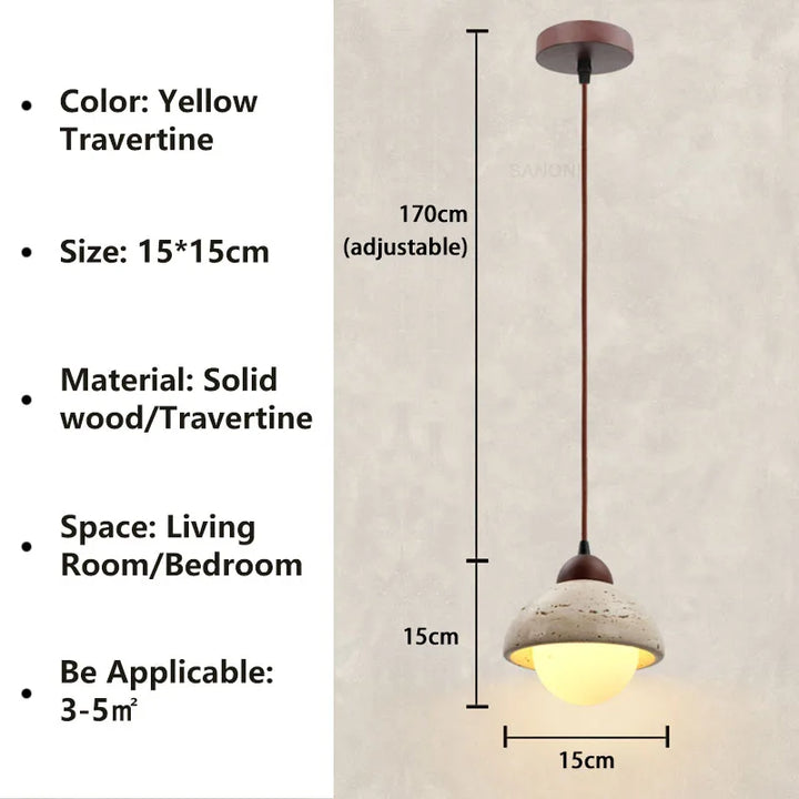 Wabi Sabi Pendant Lamp - Stylish Rustic Lighting for Home | Bowlift
