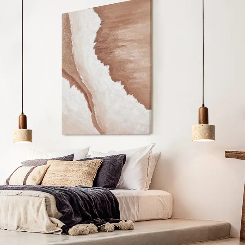 BowLift | TranquilGlow Chandelier - Wabi Sabi Luxury Lighting
