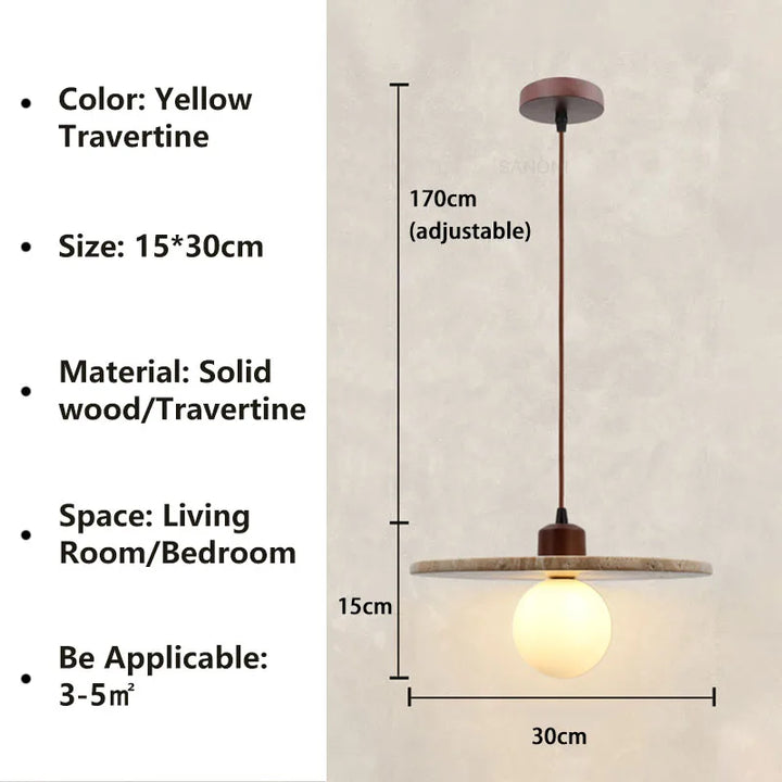 Wabi Sabi Pendant Lamp - Stylish Rustic Lighting for Home | Bowlift