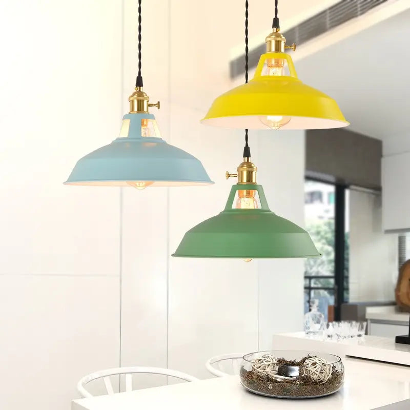 BowLift | Colored Retro Pendant Lamp