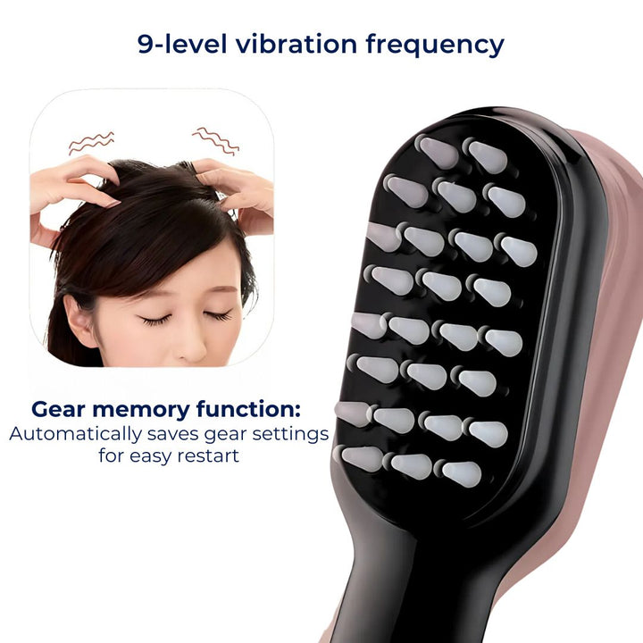 RevitalHair Electric Hair Comb for Hair Growth | Anti Hair Loss Device - for Hair Thinning - Scalp Massage - Hair Growth Bowlift