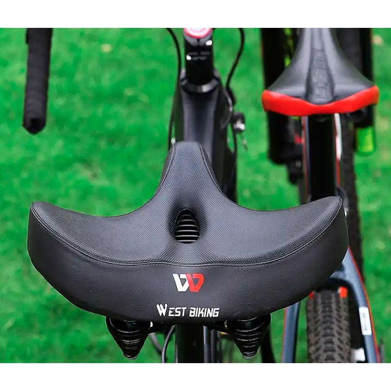 RidEase comfortable, ergonomically shaped bike saddle | Bowlift