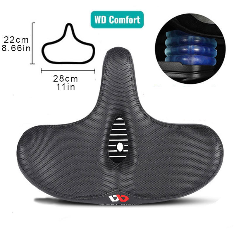 RidEase comfortable, ergonomically shaped bike saddle | Bowlift