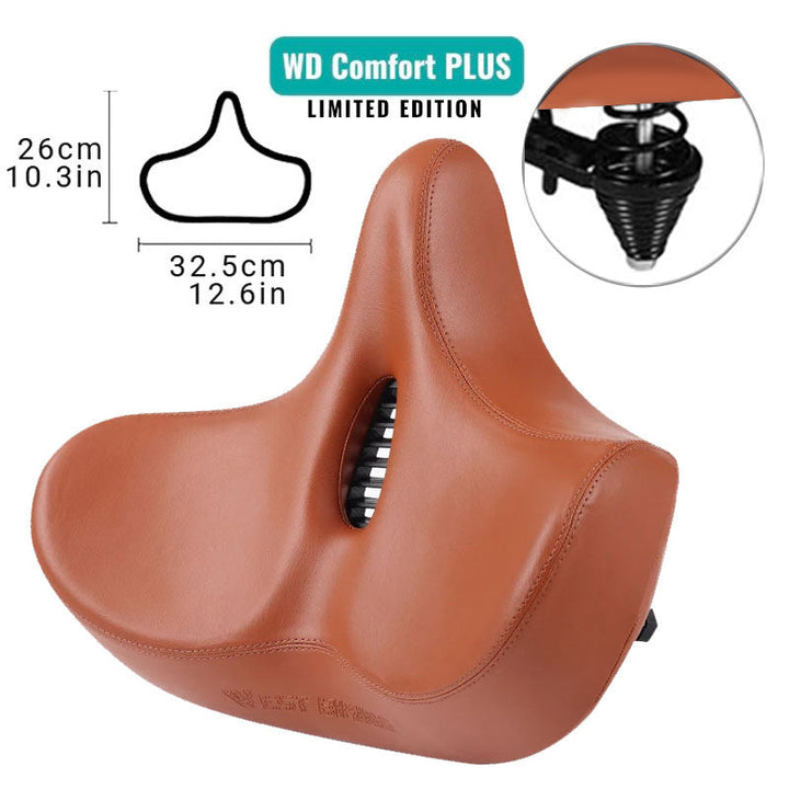 RidEase comfortable, ergonomically shaped bike saddle | Bowlift