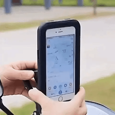 BowLift | SafeRide Waterproof Phone Holder – 360° Rotatable for Bike and Rain Weather