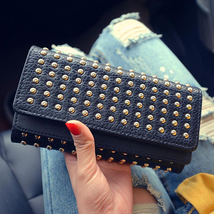 Women PU Leather Fashion Long Clutch Vintage | Bowlift