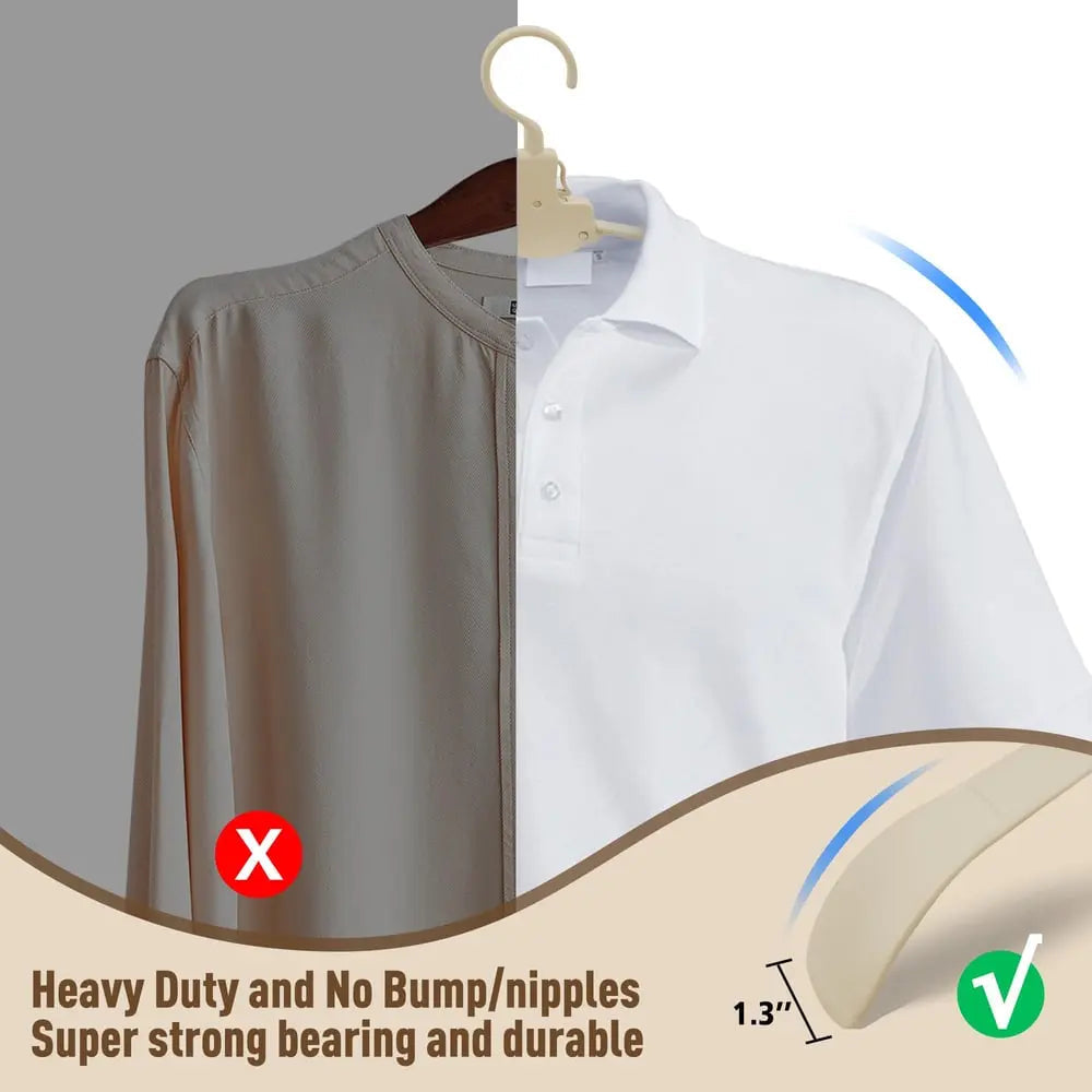 BowLift | Robust foldable clothes hanger with one-button function and crease pRedection