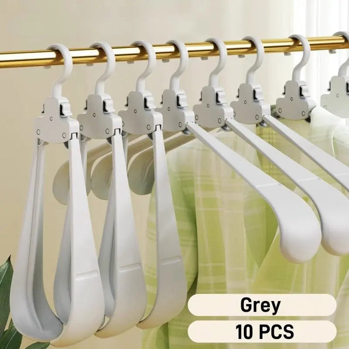 BowLift | Robust foldable clothes hanger with one-button function and crease pRedection