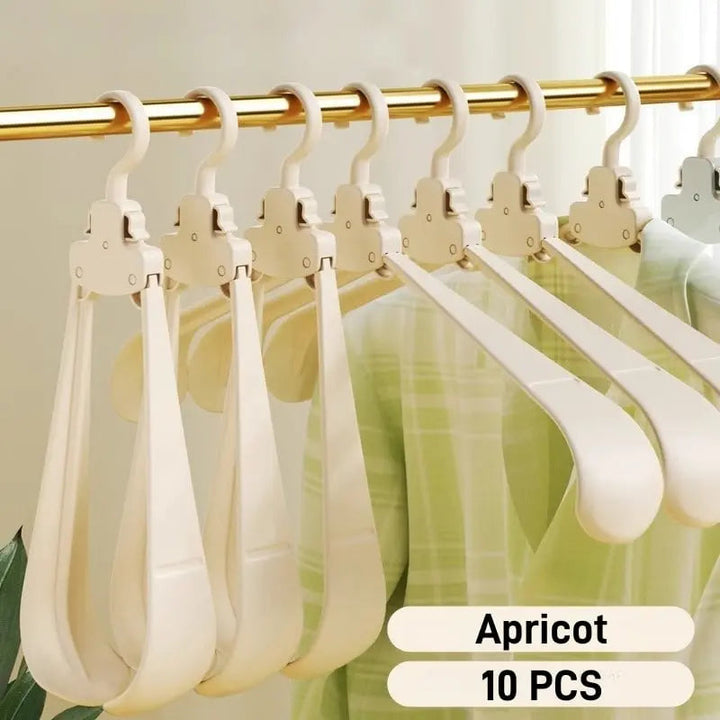 BowLift | Robust foldable clothes hanger with one-button function and crease pRedection
