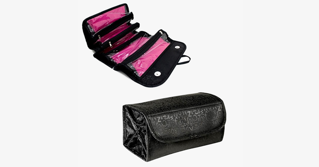 BowLift | Roll and Go Travel Cosmetic Bag – Travel like a Pro!