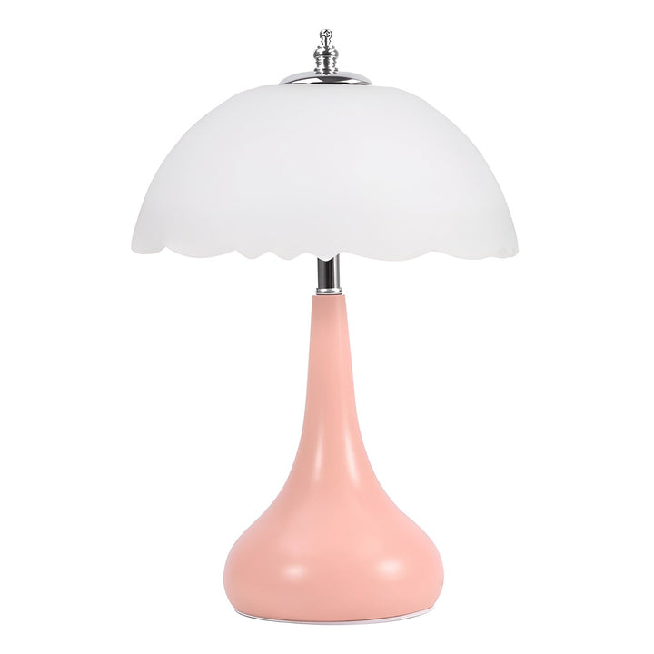 BowLift | Eleganza Luxe Table Lamp – Timeless Mushroom Shape with LED Dimming Function in Soft Colors