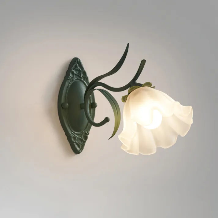 BowLift | LED Lily of the Valley Flower Wall Lamp - Decorative Floral Light Fixture for Living Room & Bedroom Decor