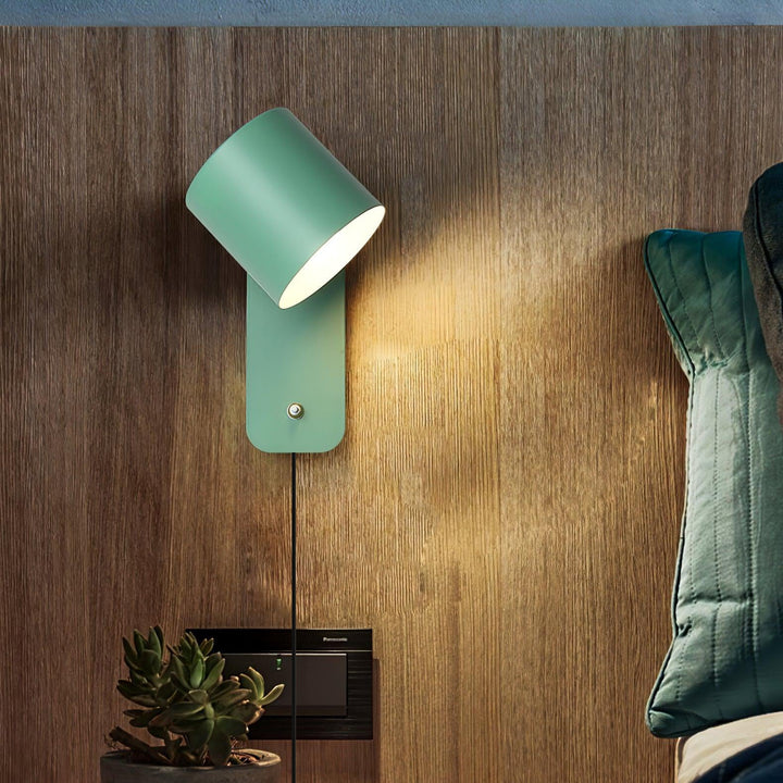 BowLift | Cylindrical Wall Lamp with Plug
