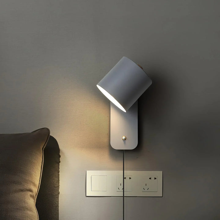 BowLift | Cylindrical Wall Lamp with Plug