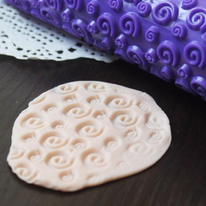 Colored 3D Pattern Rolling Pin | Bowlift