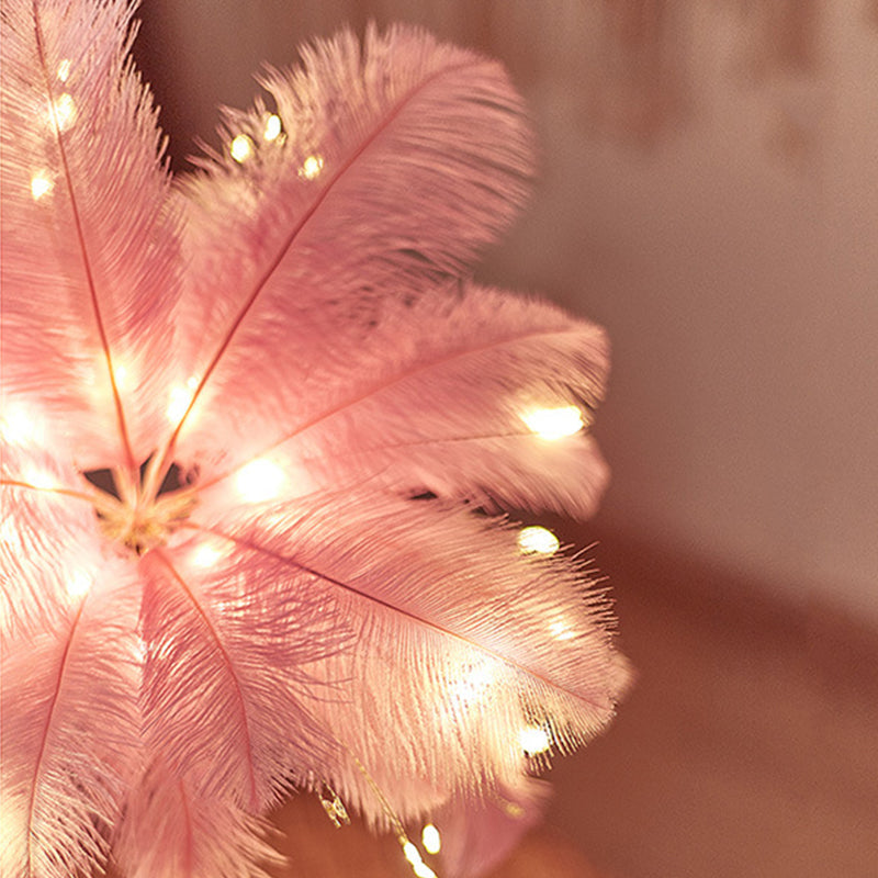 OstrichGlow Nightlight - Unique Mood Lamp with Pink Foot Bowl Lift