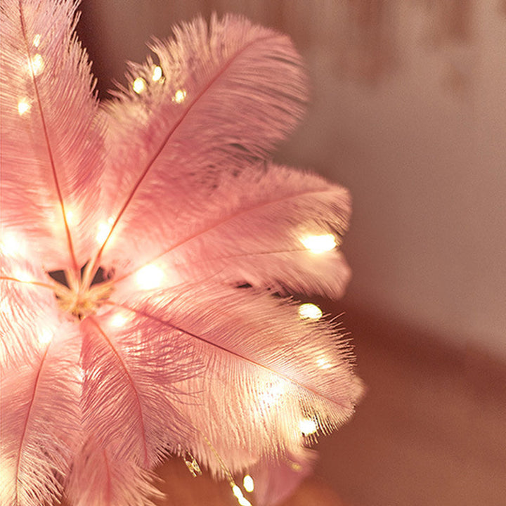 OstrichGlow Nightlight - Unique Mood Lamp with Pink Foot Bowl Lift