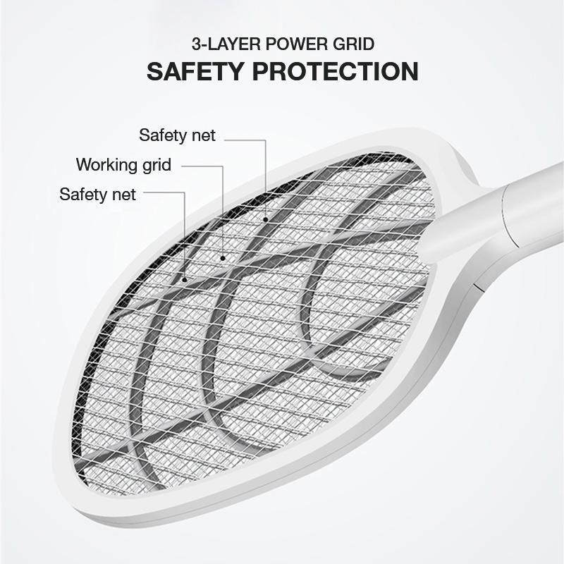 2-in-1 Electric Swatter & Night Mosquito Killing Lamp Bowlift