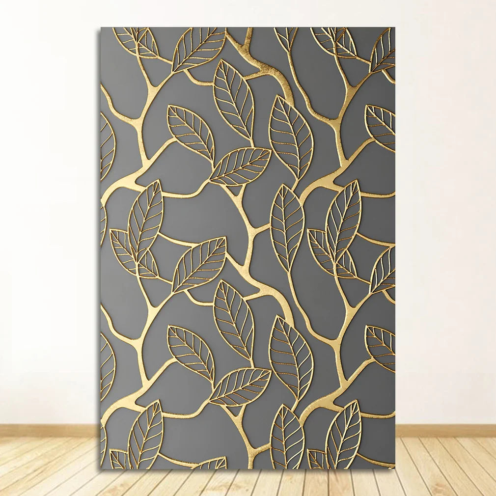 Rustic Golden Grey Black Abstract Wall Art Fine Art Canvas Prints Posters Pictures For Living Room Dining Room Art For Contemporary Interiors | Bowlift
