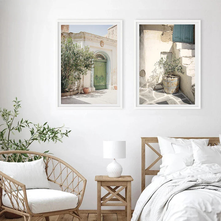 Rustic Villa Lifestyle Wall Art Fine Art Canvas Prints Bohemian Gallery Wall Pictures For Living Room Dining Room Scandinavian Home Decor | Bowlift