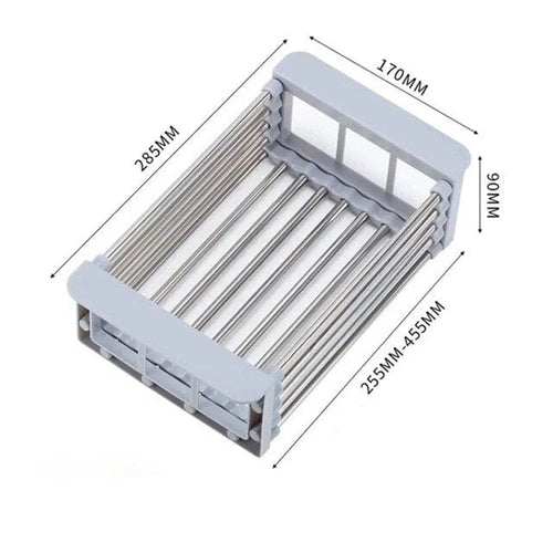BowLift | Expandable Sink Draining Rack – Space-saving Dish and Vegetable Holder for the Kitchen