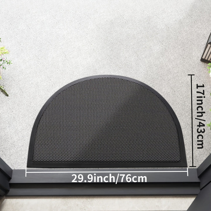 BowLift | Rynel Semi Circle Doormat | Non-Slip Entrance Mat
