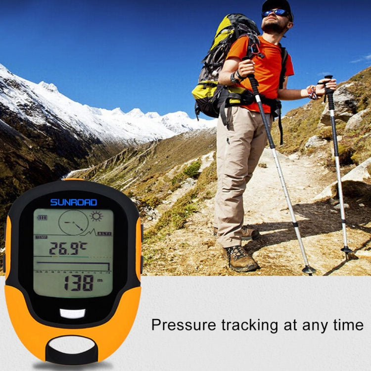 BowLift | SUNROAD Multi-Function LCD Digital Altimeter with Compass & Barometer & Thermometer & Hygrometer & Weather Forecast & LED Flashlight and Clock