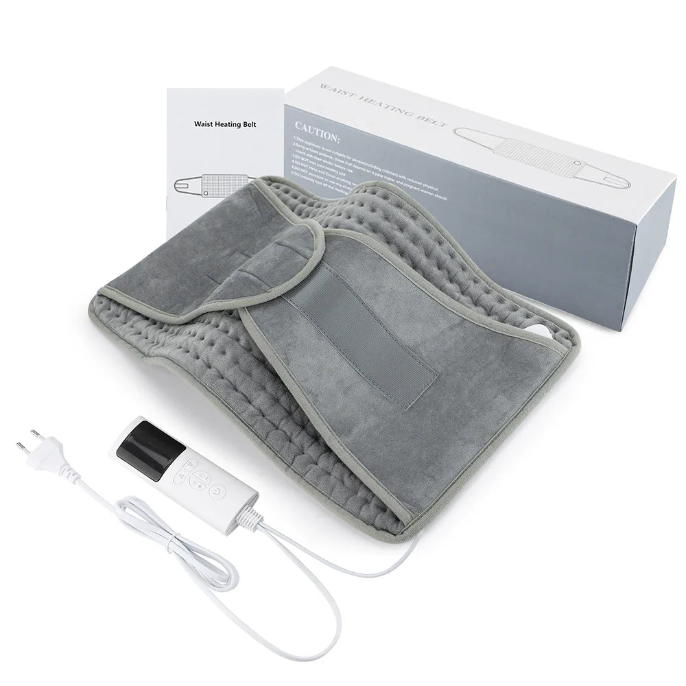 BowLift | ThermaEase Electric Heating Pad | Multifunctional Heating Belt for Back & Waist | 9 Temperature Levels & 4 Timer Options