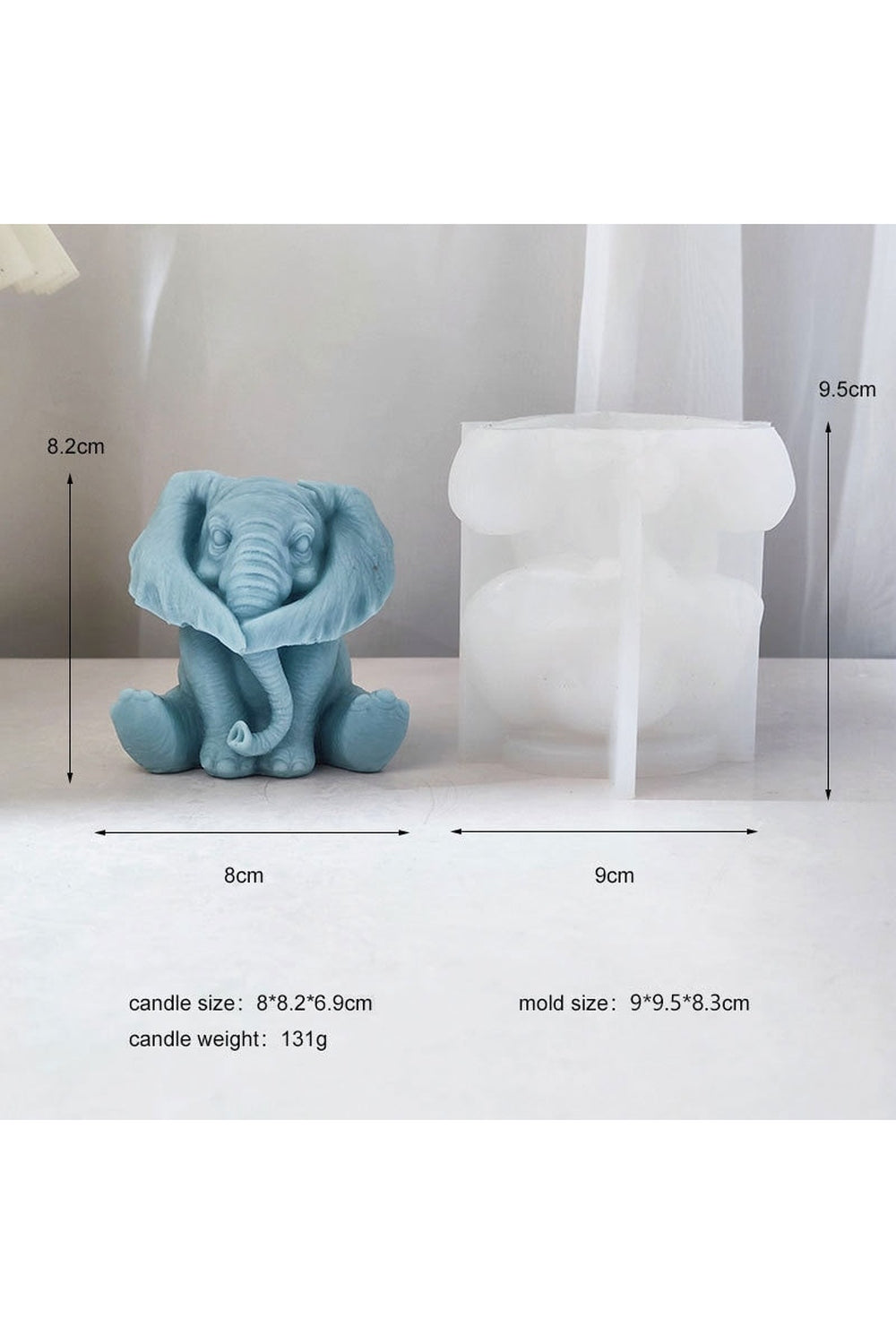 Elephant Candle Shape | Bowlift
