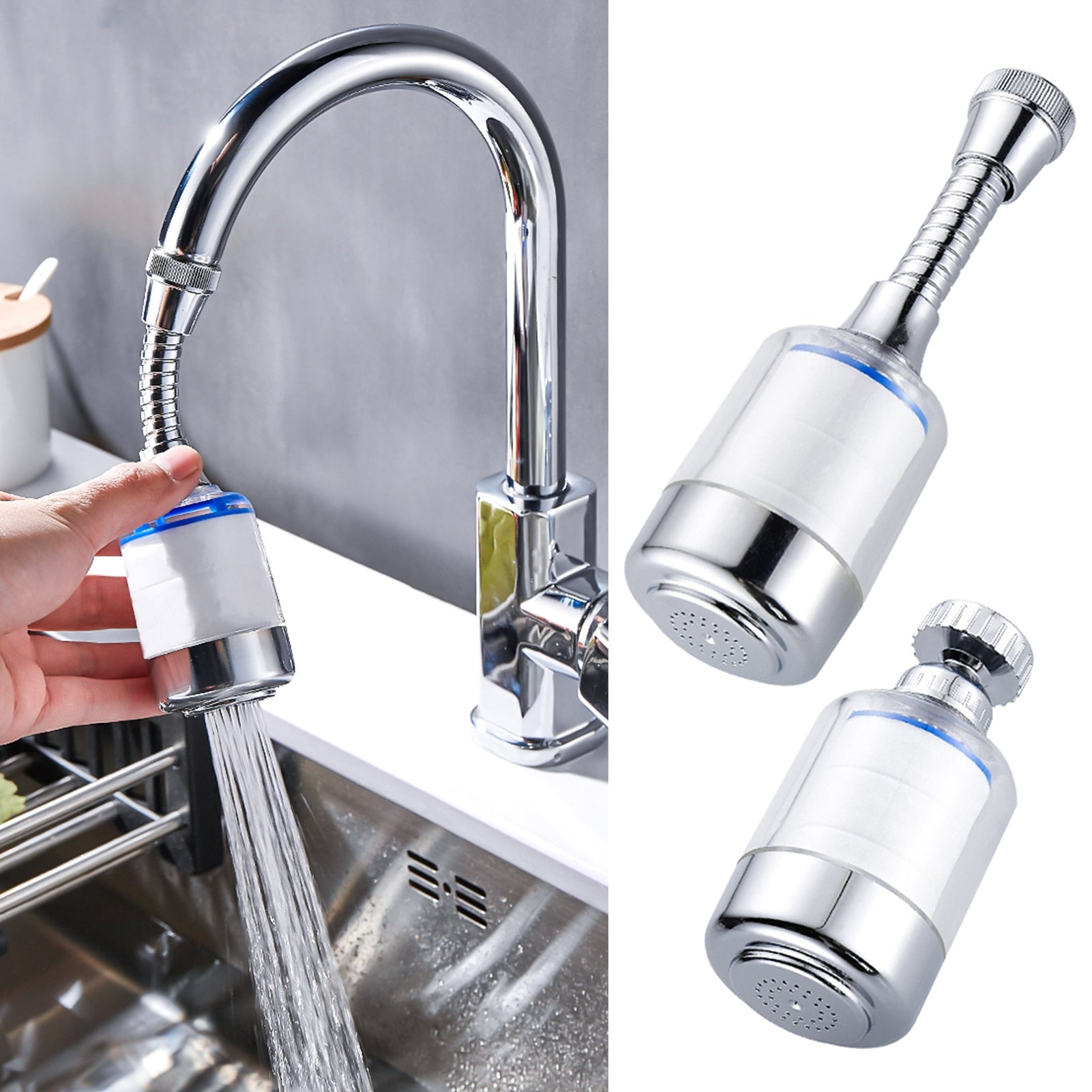 BowLift | 360 Rotating Anti-Splash Faucet Head
