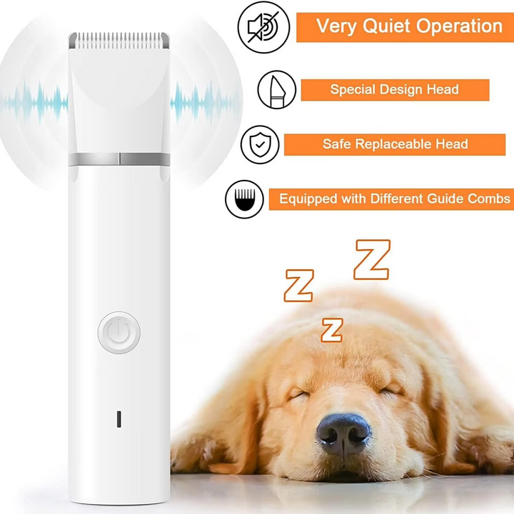 BowLift | Ultimate Pet Grooming Kit: Quiet Hair Clipper, Nail Grinder & Paw Trimmer