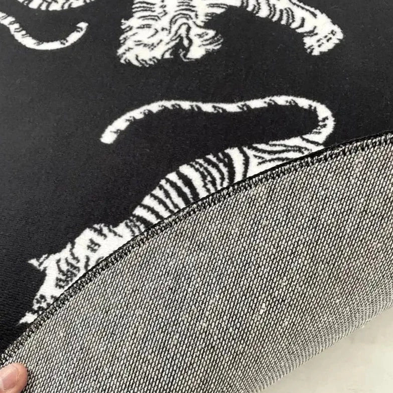 Ink Brush Tiger Rug | Bowlift