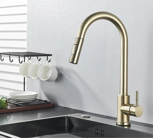 BowLift | Modern Kitchen Faucet Mounted on Countertop