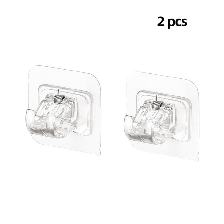 Self Adhesive Curtain Rod Holder | Bowlift